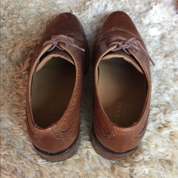 Cole Haan Madison Grand Cap Toe Oxford Brown 8 - Picture 3 of 7